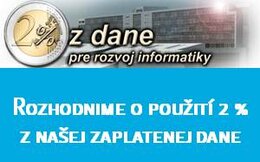 Rozhodnime o použití 2 % z našej zaplatenej dane