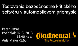 Testovanie bezpečnosti kritického softvéru v automobilovom priemysle