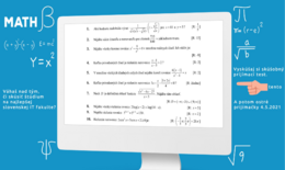 Prijímacia skúška z matematiky