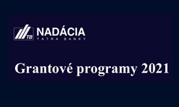 Grantové programy Nadácie TB 2021