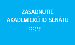 Zasadnutie Akademického senátu FIIT STU
