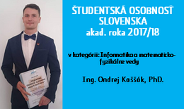 Študentská osobnosť Slovenska sa vo svojej kategórii stal náš študent