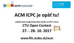 ACM ICPC 2017