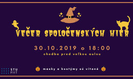 Večer spoločenských hier: Halloween edition