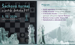 Šachový turnaj o pohár dekana FIIT 2024