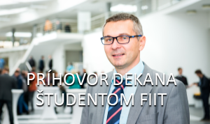 Fakulta - Aktualita prihovor-dekana