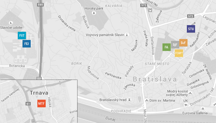 Maps - Fakulta informatiky a informačných technológií STU v Bratislave